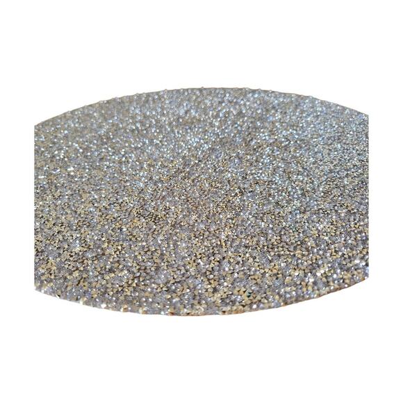 NEW Sparkles Home Luminous Round Rhinestones Placemats in Silver (Set of 4) - Picture 5 of 5